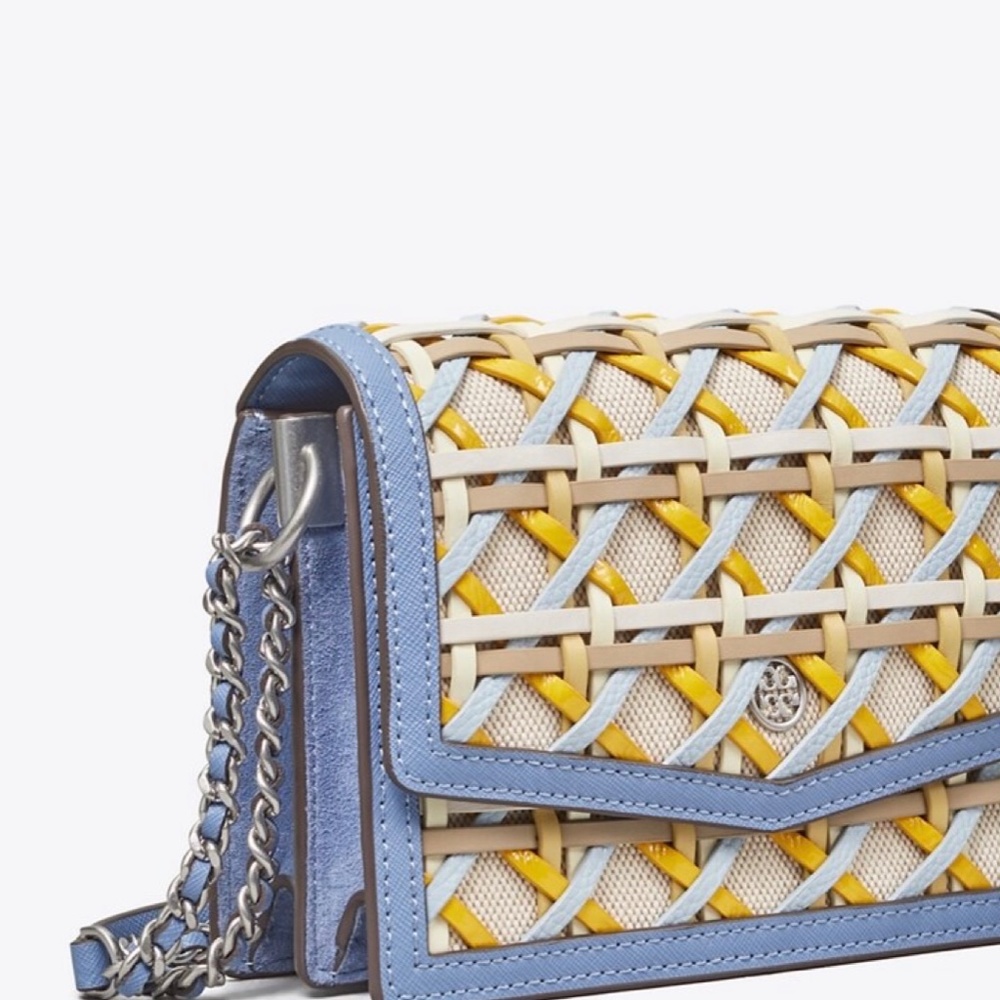 Tory Burch Robinson Woven Mini Shoulder bag - Picture 2 of 7